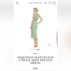 MacDuggal, 12, Mint Green Cocktail